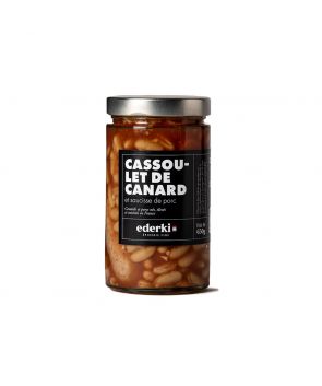 Ederki - Cassoulet de canard et saucisse de porc. Gamme gourmet